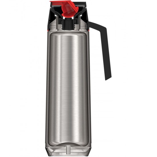 Garrafa 750ml Térmica Exata Em Aço Inox Com Ampola De Aço  